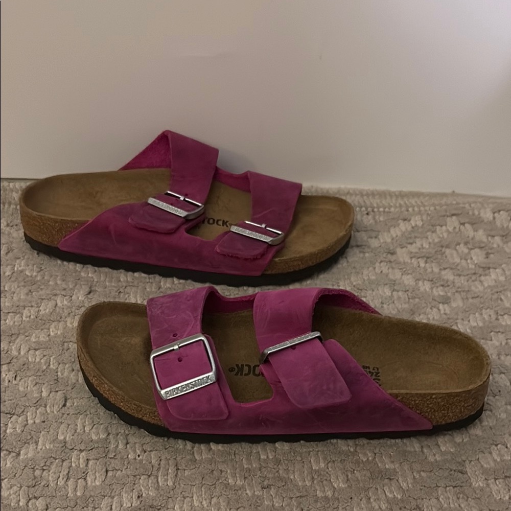 Birkenstock Arizona fuchsia pink 38 narrow